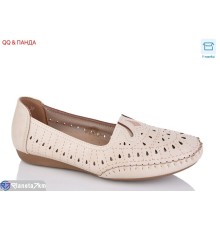 Балетки жіночі на літо (8 пар р.37-42) бежевий  "QQ&Панда"
