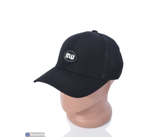 Кепка чоловіча на літо (5 шт. р.сетка 56-59) чорний  "CAROLLA"