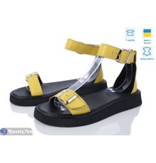 Босоніжки жіночі на літо (6 пар р.36-40) жовтий  "GARRA"