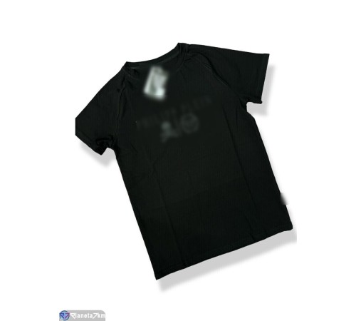 Футболка чоловіча на літо (5 шт. р.сетка S-2XL) чорний  "Pegas"