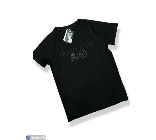 Футболка чоловіча на літо (5 шт. р.сетка S-2XL) чорний  "Pegas"