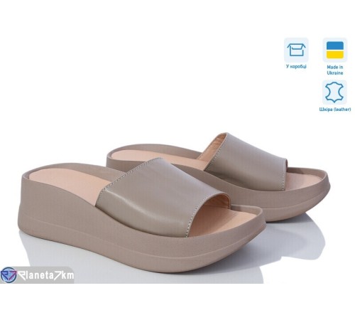 Шлепки жіночі на літо (6 пар р.36-40) коричневий "Linda" Шлепки жіночі на літо (6 пар р.36-40) коричневий "Linda"