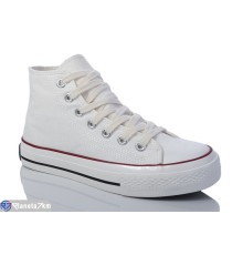 Кеди жіночі на весну/осінь (8 пар р.36-41) білий  "LOREDANA"