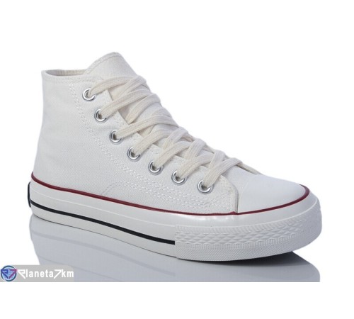 Кеди жіночі на весну/осінь (8 пар р.36-41) білий  "LOREDANA"