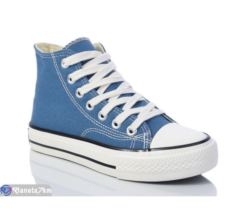 Кеди жіночі на весну/осінь (8 пар р.36-41) синій  "LOREDANA"