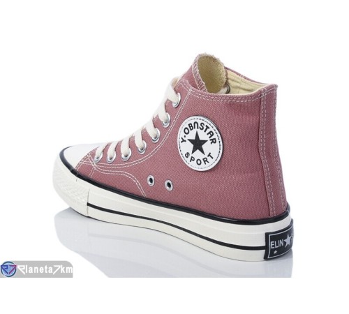 Кеди жіночі на весну/осінь (8 пар р.36-41) рожевий  "LOREDANA"