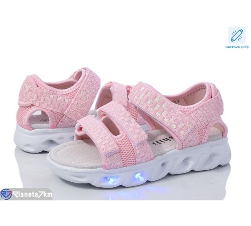 Дитячі босоніжки на літо (8 пар р.27-32) рожевий "Normashoes" Дитячі босоніжки на літо (8 пар р.27-32) рожевий "Normashoes"