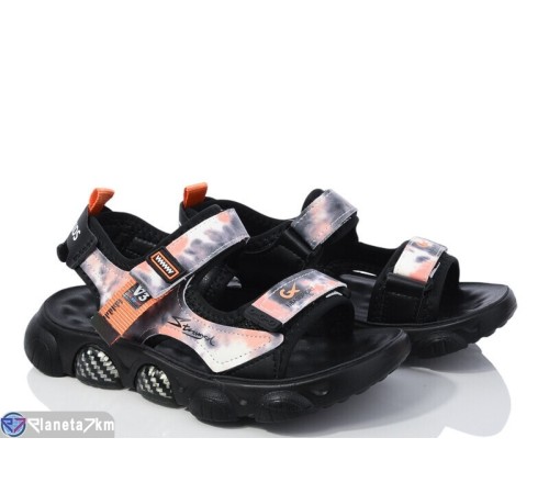 Сандалі дитячі на літо (6 пар р.32-37) чорний "Normashoes" Сандалі дитячі на літо (6 пар р.32-37) чорний "Normashoes"