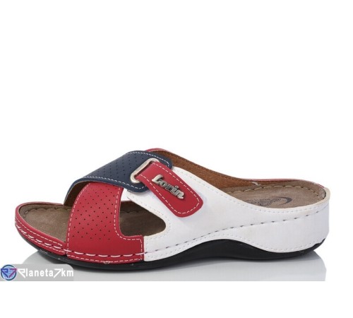 Шлепки жіночі на літо (6 пар р.36-41) мікс  "SALIVAN"