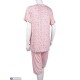 Піжама жіноча на літо (4 шт. р.сетка XL-4XL) рожевий "Lorinda"