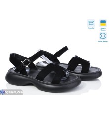Босоніжки жіночі на літо (6 пар р.36-40) чорний  "Linda"