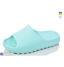 Шлепки жіночі на літо (8 пар р.36-41) зелений  "INPIRE"