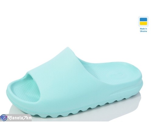 Шлепки жіночі на літо (8 пар р.36-41) зелений  "INPIRE"