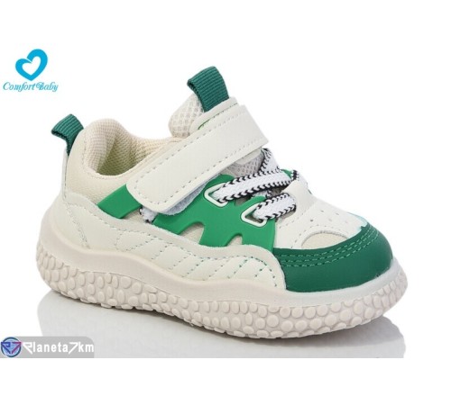 Дитячі кросівки на весну/осінь (6 пар р.16-20) зелений  "Comfort-baby"