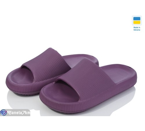 Шлепки жіночі на літо (6 пар р.36-41) фіолетовий  "Ladmir"