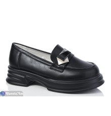 Дитячі туфлі на весну/осінь (8 пар р.35-39) чорний  "TOMMY"