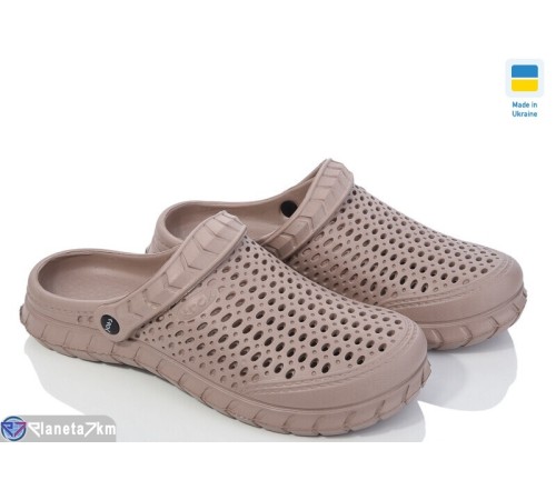 Шлепки жіночі на літо (6 пар р.36-41) коричневий  "Ladmir"