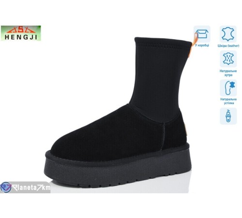 Уггі жіночі на зиму (6 пар р.36-40) чорний  "HENGJI-ELENA"