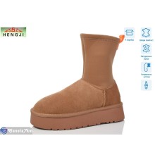 Уггі жіночі на зиму (6 пар р.36-40) коричневий  "HENGJI-ELENA"