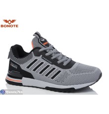 Дитячі кросівки на весну/осінь (8 пар р.36-41) сірий  "Bonote"