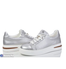 Кросівки жіночі на весну/осінь (6 пар р.36-40) срібний  "MARADONA"