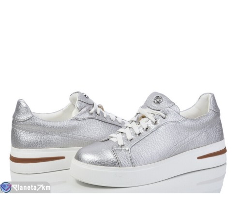 Кросівки жіночі на весну/осінь (6 пар р.36-40) срібний  "MARADONA"