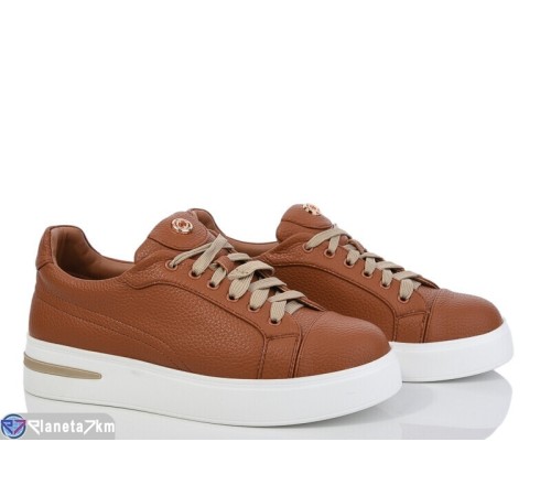 Кросівки жіночі на весну/осінь (6 пар р.36-40) коричневий  "MARADONA"