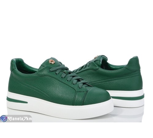 Кросівки жіночі на весну/осінь (6 пар р.36-40) зелений  "MARADONA"