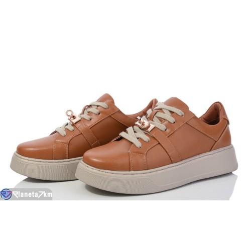 Кросівки жіночі на весну/осінь (6 пар р.36-40) коричневий  "MARADONA"