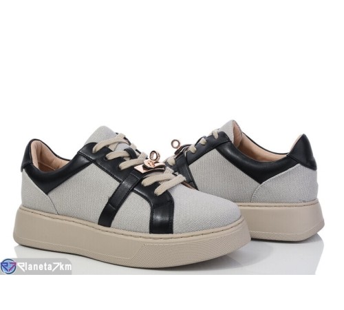 Кросівки жіночі на весну/осінь (6 пар р.36-40) сірий  "MARADONA"