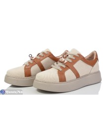 Кросівки жіночі на весну/осінь (6 пар р.36-40) бежевий  "MARADONA"