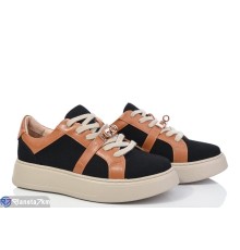 Кросівки жіночі на весну/осінь (6 пар р.36-40) чорний  "MARADONA"