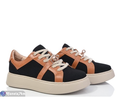 Кросівки жіночі на весну/осінь (6 пар р.36-40) чорний  "MARADONA"