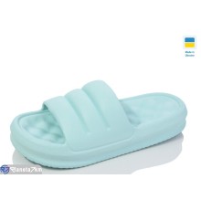 Шлепки жіночі на літо (8 пар р.36-40) зелений  "LOTTOS"