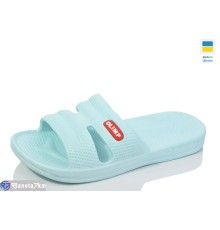 Шлепки жіночі на літо (8 пар р.37-41) зелений  "LOTTOS"