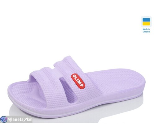 Шлепки жіночі на літо (8 пар р.37-41) фіолетовий  "LOTTOS"