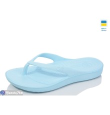 Шлепки жіночі на літо (8 пар р.36-41) блакитний  "LOTTOS"