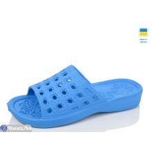 Шлепки жіночі на літо (6 пар р.36-41) синій  "LOTTOS"