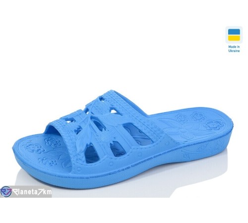 Шлепки жіночі на літо (6 пар р.36-41) синій  "LOTTOS"