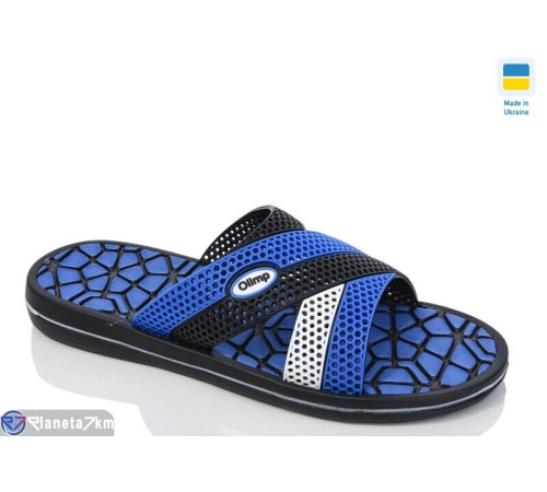 Шлепки чоловічі на літо (8 пар р.41-46) синій  "LOTTOS"