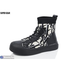 Дитячі кеди на весну/осінь (6 пар р.31-36) чорний  "Super Gear"