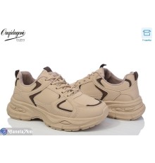 Кросівки жіночі на весну/осінь (8 пар р.37-41) коричневий  "Dageni"