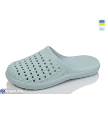 Шлепки жіночі на літо (6 пар р.36-41) зелений  "LOTTOS"