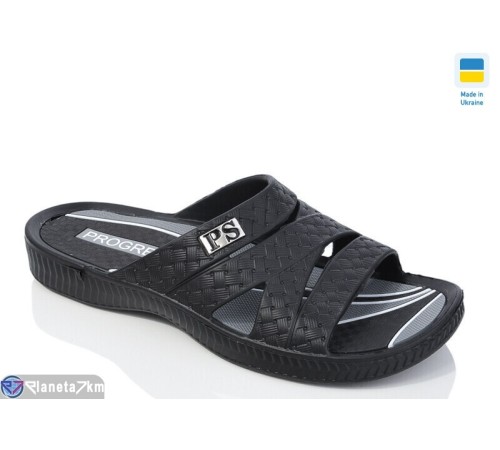 Шлепки чоловічі на літо (8 пар р.41-46) чорний  "LOTTOS"