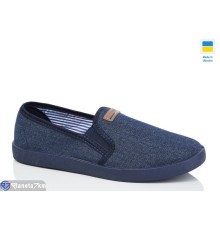 Сліпони чоловічі на весну/осінь (5 пар р.41-45) синій  "LOTTOS"