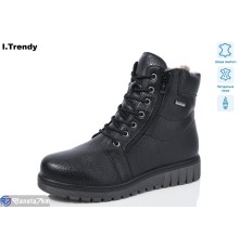 Черевики жіночі на зиму (6 пар р.37-42) чорний  "Trendy"