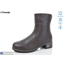 Черевики жіночі на зиму (6 пар р.36-41) коричневий  "Trendy"