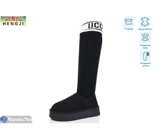 Уггі жіночі на зиму (6 пар р.36-40) чорний "HENGJI-ELENA" Уггі жіночі на зиму (6 пар р.36-40) чорний "HENGJI-ELENA"