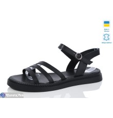 Босоніжки жіночі на літо (6 пар р.37-41) чорний  "LIKA"