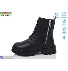 Черевики жіночі на зиму (6 пар р.36-41) чорний  "HENGJI-ELENA"